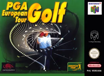 PGA European Tour Golf (Europe) (En,Fr,De,Es,It) box cover front